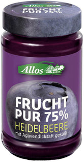 Mousse de frutas vermelhas (75% fruta) ORGÂNICO 250 g - ALLOS